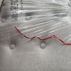 BEIGE KING SIZE BED FRAME