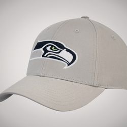 Seattle Seahawks, NFL Team Apparel, Grey Cap 
