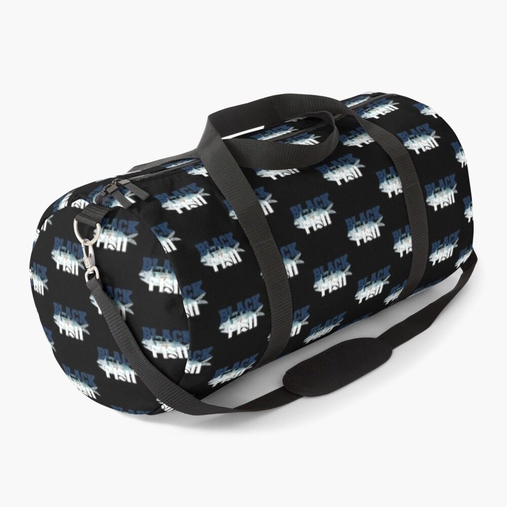 Black Fish Duffle Bag