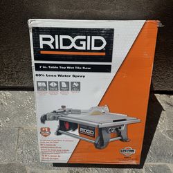 New Ridgid Tile Wet Saw - Never Open
