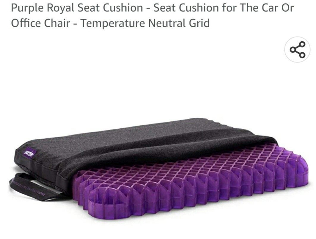 Purple Royal Seat Cushion