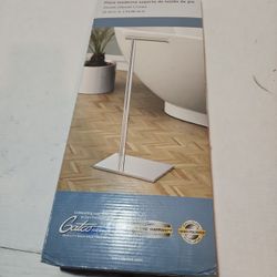 Gatco Modern Square Base Toilet Tissue Holder Stand, 21.25" Chrome 1431C