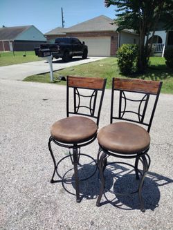 Par de sillas para barra  las 2x $35