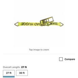 3”x 27’ Tiedown Straps 
