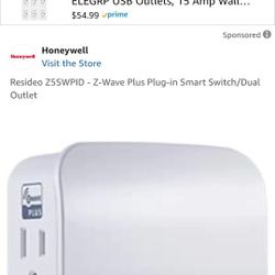 Z Wave Plug In Smart  Switch 