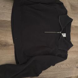 Women's Fleece Half Zip Pullover Sweatshirt  medium