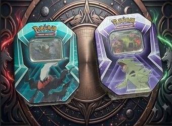 The Pokémon TCG: Triple Whammy Tins (Darkrai & Tyranitar)
