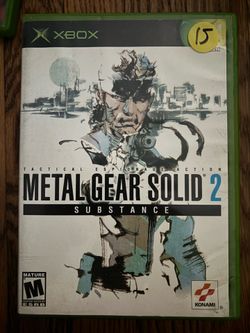 Metal Gear Solid 2 Xbox