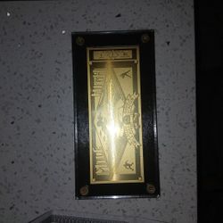 Miles High Gold Ticket & CERTIFICATE OF AUTHENTICITY