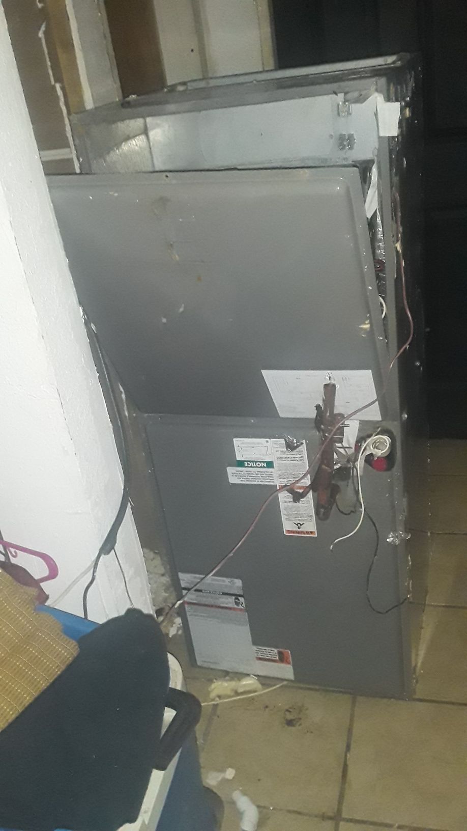 Rheem inside ac unit