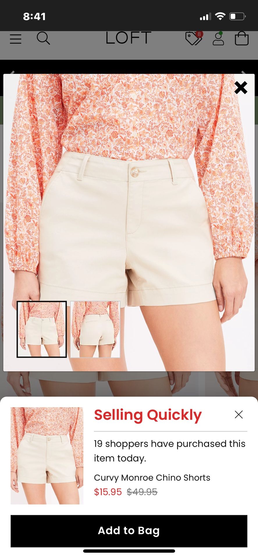 Loft women short ( size: 12)