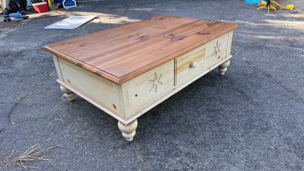 Ethan Allen Coffee Table Farmhouse Style