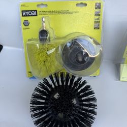 Ryobi Brush Multi Purpose Cleaning Kit 3 Pieces 