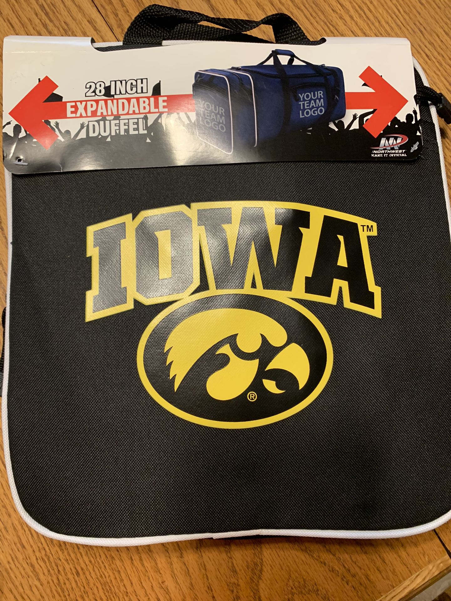 NWT Iowa Duffle Bag
