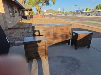 3-Piece Bedroom Dresser and Nightstand Set