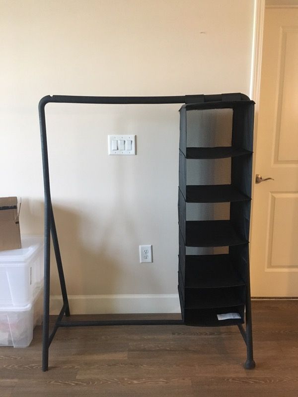 IKEA Clothes rack & organizer (TURBO + SKUBB)