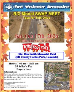 RC Swap Meet this Saturday Oct 17th