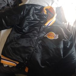 Lakers Mitchell And Ness Bomber Jacket