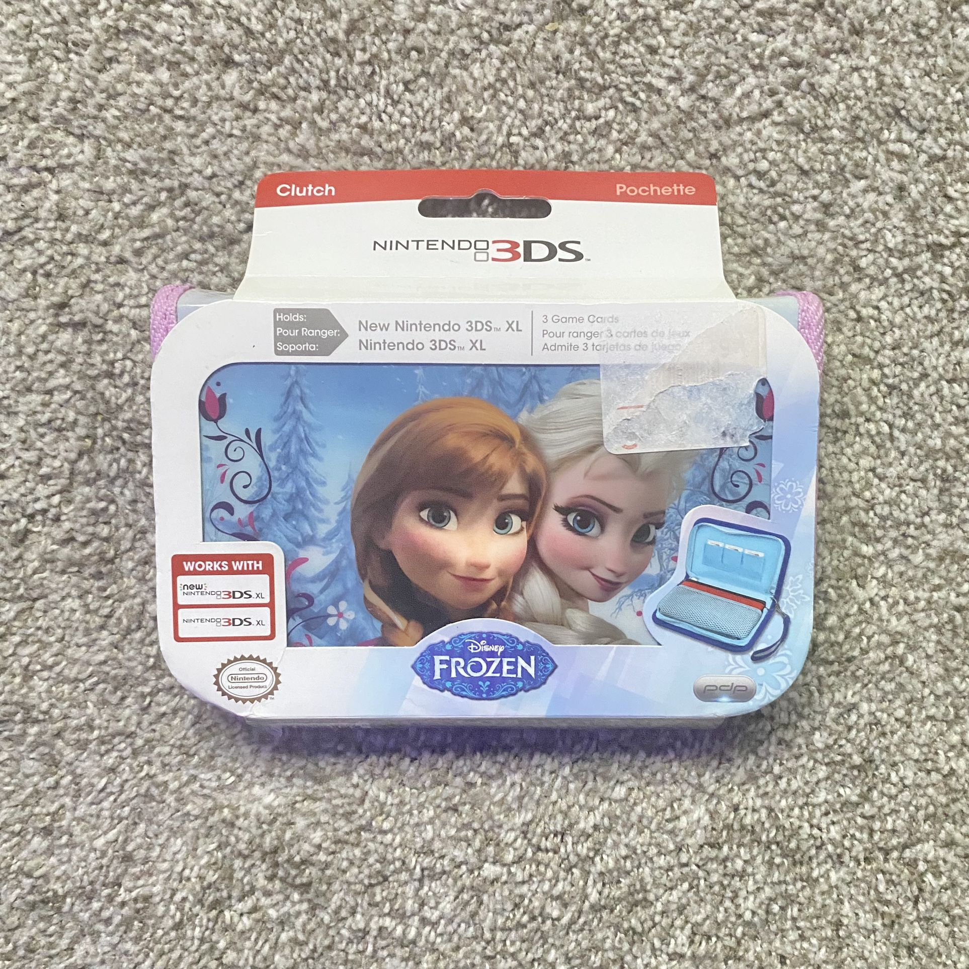 Frozen Anna And Elsa Clutch For 3DS Pink Game