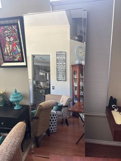 2 glass sliding closet doors