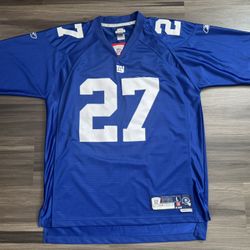 Vintage Authentic Reebok NFL New York Giants Brandon Jacobs #27 Jersey Size L