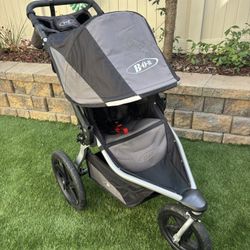 BOB Gear Revolution Flex Jogging Stroller-Black/Gray
