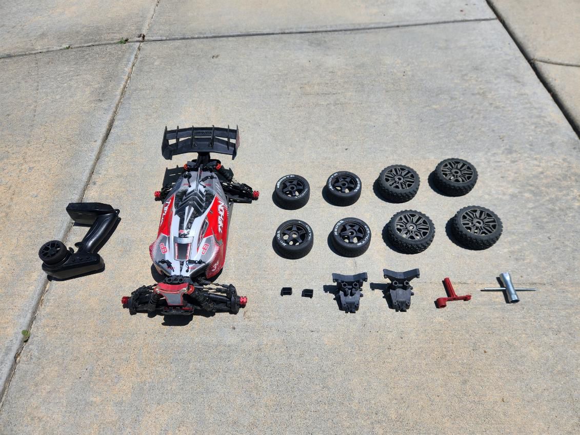 Arrma Typhon 3s with Hot Racing Upgrades (price Negotiable) 