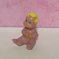 Vintage Fisher Price Loving Family Dream Dollhouse Blonde Baby Girl Doll