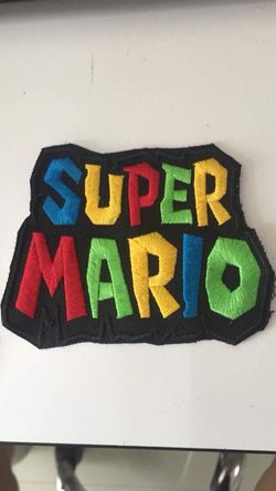 Super Mario Large Nintendo 4x4 Patch Super Rare