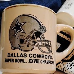 Vintage Dallas Cowboys Super Bowl Cup