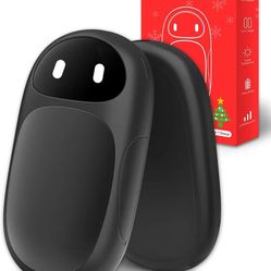 Hand Warmers Rechargeable, Gifts for Men and Women, 6000mAh Electric Hand Warmers Rechargeable 2 Pack with 12 Hours Working Time