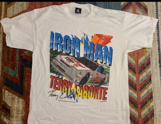 Vintage Nascar 1996 Terry Labonte Iron Man Most Consecutive starts AOP tee shirt