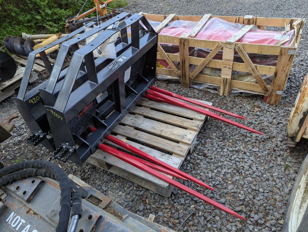 Skid Steer or Tractor Hay Bale Spear