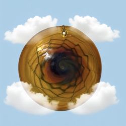 Amber Cloud Glass By Artist, George Davidson Circa 1930/MAKE OFFER!