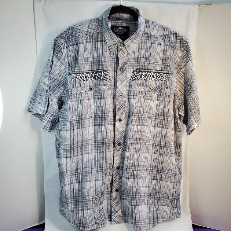 Two New Genuine Motorcraft Men's Size 2XL And XL Short Sleeve Shirt