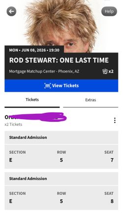 ROD STEWART TICKETS