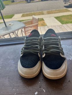 Size 2.5 Travis Scott Reverse Olive Nike Jordan Lows