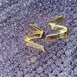 Vintage Monet Earrings Missing Thar Back Plugs