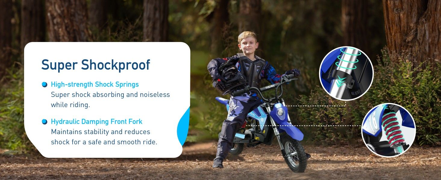 🚀 HIBOY ELECTRIC DIRT BIKE - Perfect for Kids 3-10! 🚀