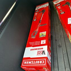 Craftsman V20 String Trimmer Weed Wacker New Plus Battery And Charger