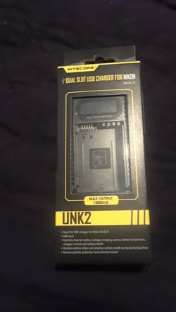 DUAL SLOT DUB CHARGER FOR NIKON