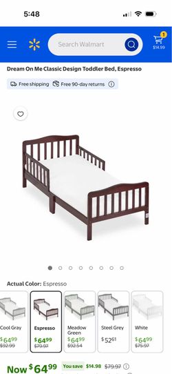 Toddler bed