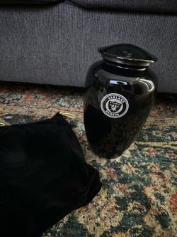 Oakland Raiders Cremation Urn