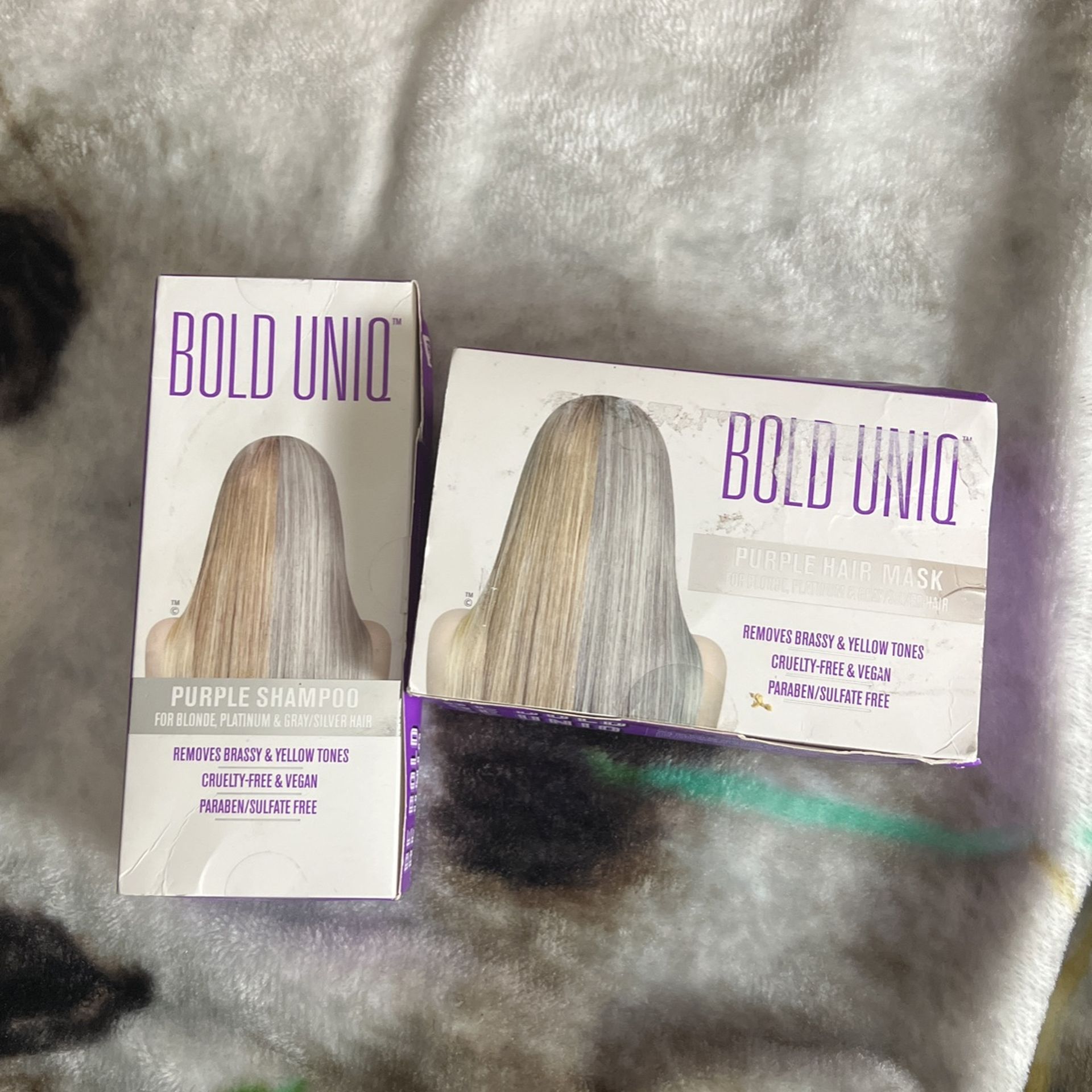 Purple Hair Mask And Shampoo Set