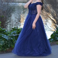 Royal Blue Dress 