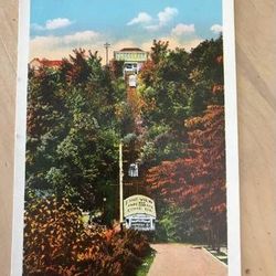 Vintage Fourth St Elevator, Dubuque, Iowa - FINE VIEW 5 CTS Postcard