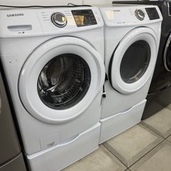 Samsung Front Washer And Gas Dryer Set