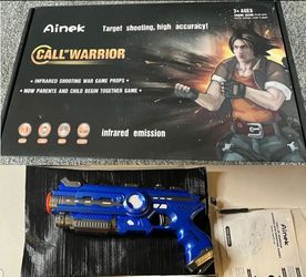Ainek Call of Warrior Infrared Laser Tag Gun – Blue + Box + New Batteries