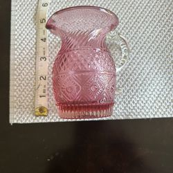 Small Cranberry Glass Vase