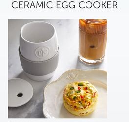 Pampered Chef Ceramic Egg Cooker